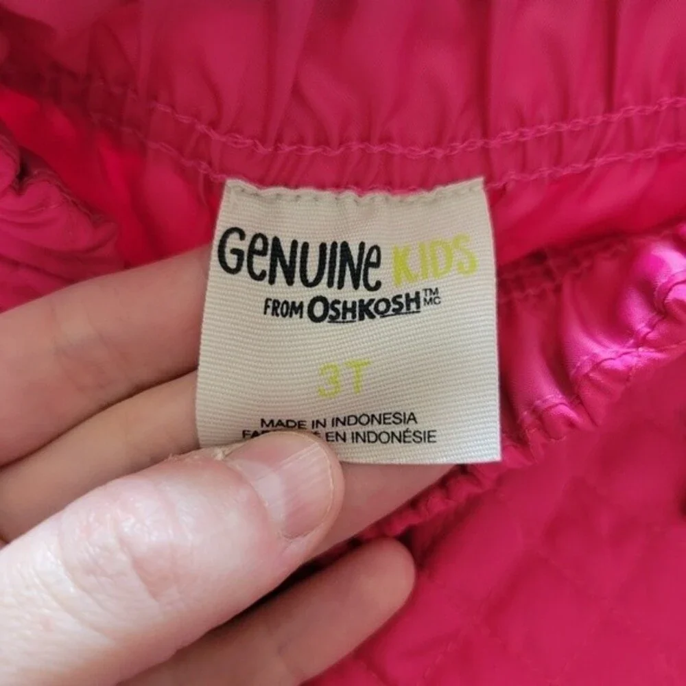 Genuine Kids OshKosh Pink Quilted Mini Skirt Size 3T